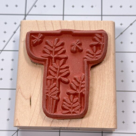 Kimono Bamboo Dragon Fly Rubber Stamp Hot Potatoes Nature Fashion Craft - Picture 2 of 4